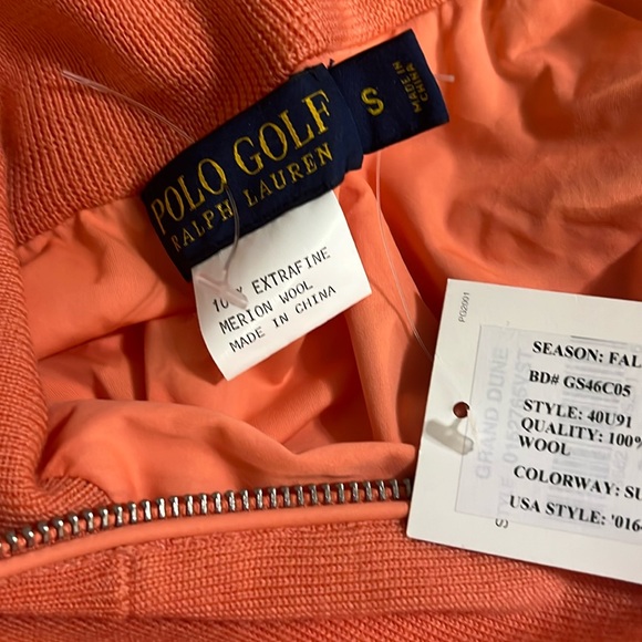 Polo Golf Ralph Lauren Zipper sweater, wind proof - Picture 4 of 9